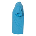 Sapphire Blue Heather - Side - Gildan Mens Heavy Cotton T-Shirt