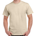 Sand - Back - Gildan Mens Heavy Cotton T-Shirt