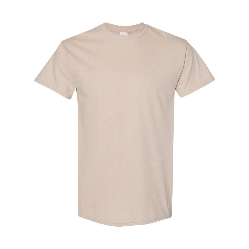 Sand - Front - Gildan Mens Heavy Cotton T-Shirt