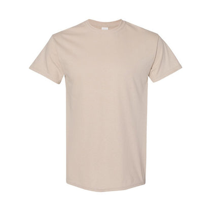 Sand - Front - Gildan Mens Heavy Cotton T-Shirt