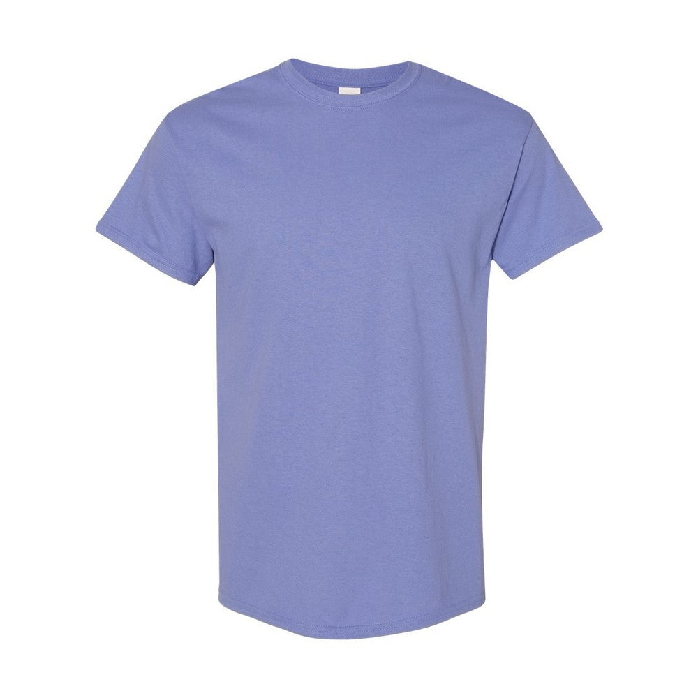 Violet - Front - Gildan Mens Heavy Cotton T-Shirt