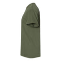 Military Green - Side - Gildan Mens Heavy Cotton T-Shirt