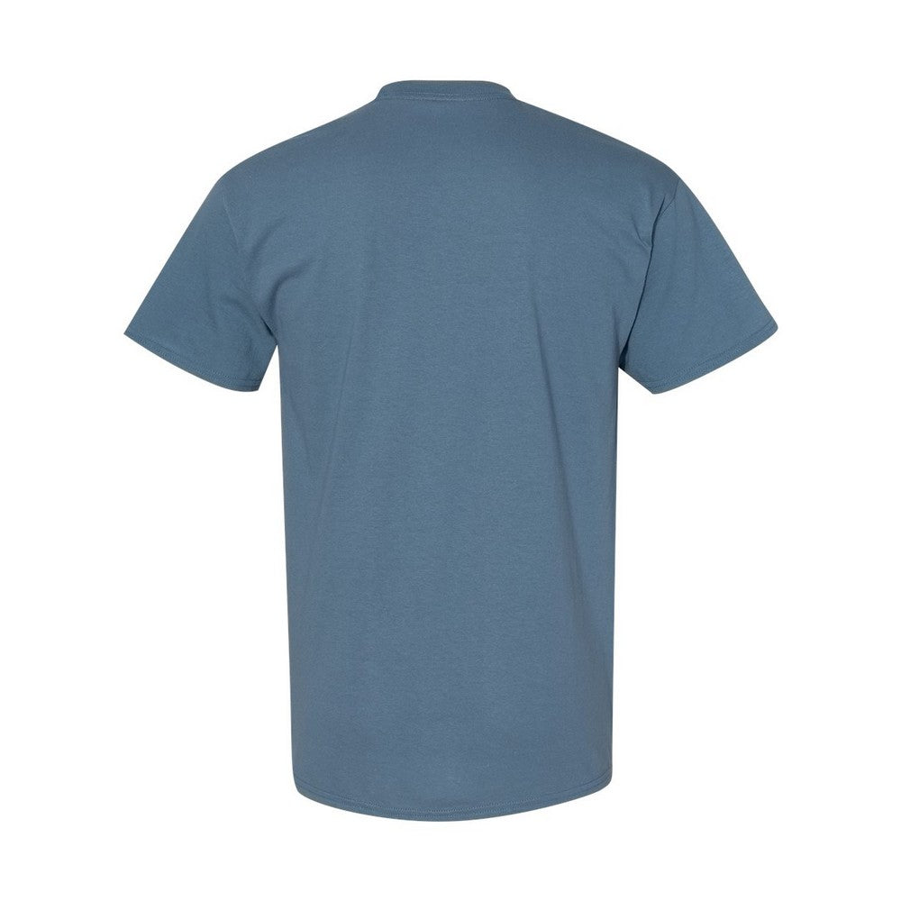 Indigo - Back - Gildan Mens Heavy Cotton T-Shirt