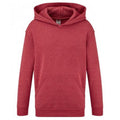Heather Red - Front - Fruit of the Loom Childrens-Kids Classic Hooded Sweatshirt