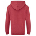 Heather Red - Back - Fruit of the Loom Childrens-Kids Classic Hooded Sweatshirt