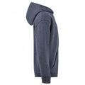 Heather Navy - Side - Fruit of the Loom Childrens-Kids Classic Hooded Sweatshirt
