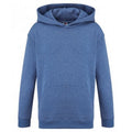 Heather Royal - Front - Fruit of the Loom Childrens-Kids Classic Hooded Sweatshirt