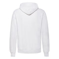 White - Back - Fruit of the Loom Adults Unisex Classic Hooded Sweatshirt