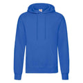 Royal Blue - Front - Fruit of the Loom Adults Unisex Classic Hooded Sweatshirt