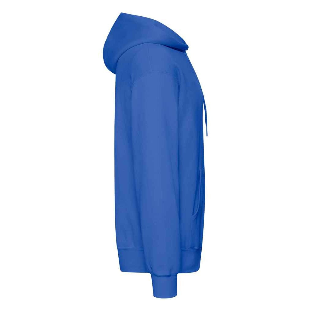 Royal Blue - Back - Fruit Of The Loom Adults Unisex Classic Hooded Sweatshirt