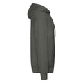 Light Graphite - Back - Fruit Of The Loom Adults Unisex Classic Hooded Sweatshirt
