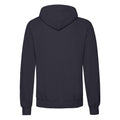 Deep Navy - Back - Fruit of the Loom Adults Unisex Classic Hooded Sweatshirt