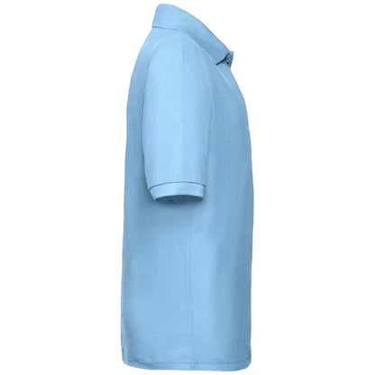Sky Blue - Side - Fruit Of The Loom Childrens-Kids Poly-Cotton Pique Polo Shirt