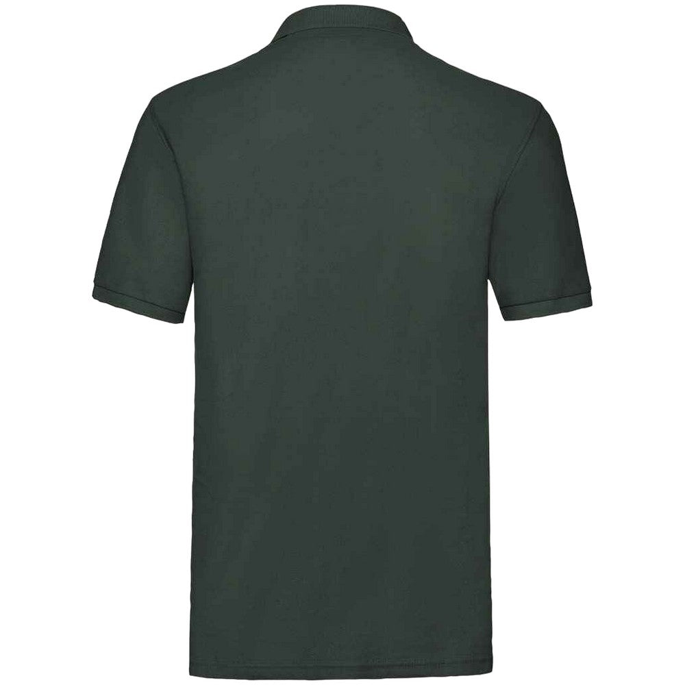 Bottle - Back - Fruit of the Loom Mens Premium Cotton Pique Polo Shirt