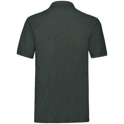 Bottle - Back - Fruit of the Loom Mens Premium Cotton Pique Polo Shirt