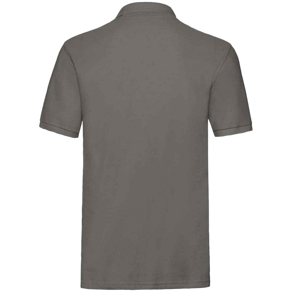 Light Graphite - Back - Fruit of the Loom Mens Premium Cotton Pique Polo Shirt