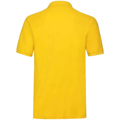 Sunflower - Back - Fruit of the Loom Mens Premium Cotton Pique Polo Shirt