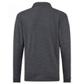 Dark Heather - Back - Fruit Of The Loom Childrens-Kids Long Sleeve Pique Polo Shirt