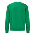 Heather Green - Back - Fruit Of The Loom Adults Unisex Classic Raglan Sweatshirt