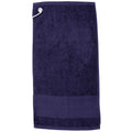 Navy - Front - Towel City Printable Border Golf Towel