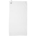 White - Front - Towel City Printable Border Golf Towel