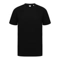 Black-White - Front - SF Adults Unisex Contrast T-Shirt