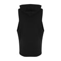 Jet Black - Back - AWDis Adults Unisex Just Cool Urban Sleeveless Muscle Hoodie