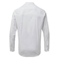 White - Back - Premier Adults Unisex Long Sleeve Grandad Shirt