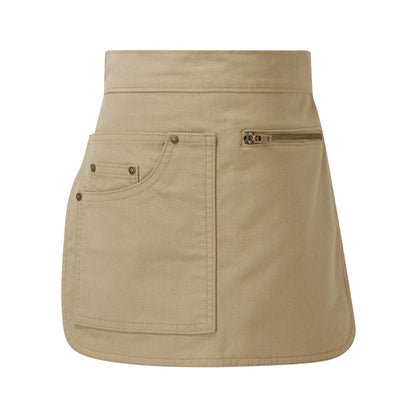 Khaki - Lifestyle - Premier Adults Unisex Metro Utility Hip Apron