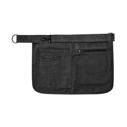 Black Denim - Front - Premier Adults Unisex Metro Utility Hip Apron