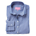 Blue - Front - Brook Taverner Womens-Ladies Kansas Gingham Long Sleeve Shirt