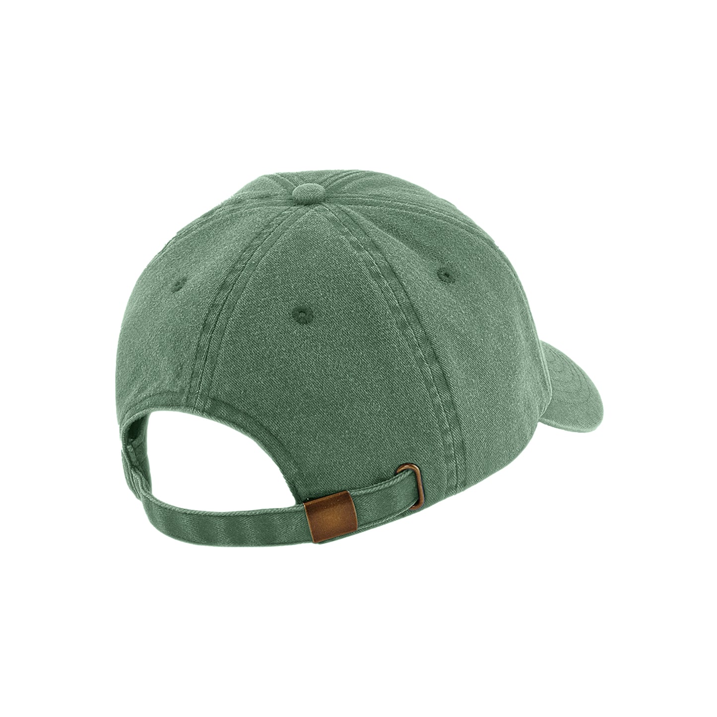 Bottle Green - Back - Beechfield Vintage Low Profile Cap