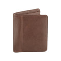 Tan - Front - Quadra NuHide Faux Leather Wallet