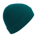 Ocean Green - Front - Beechfield Engineered Knit Ribbed Beanie