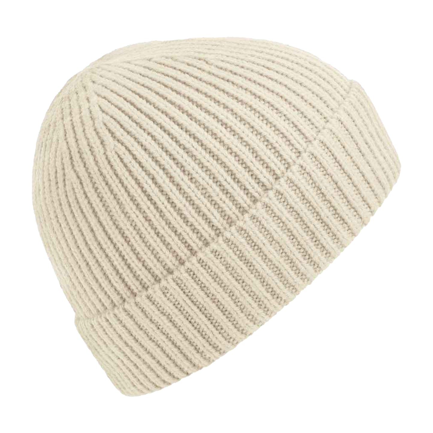 Oatmeal - Front - Beechfield Engineered Knit Ribbed Beanie