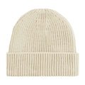 Oatmeal - Back - Beechfield Engineered Knit Ribbed Beanie