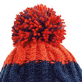 Oxford Navy-Fire Red - Back - Beechfield Apres Beanie