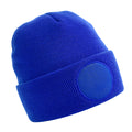 Bright Royal - Front - Beechfield Circular Patch Beanie