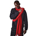Classic Red - Back - Beechfield Classic Woven Scarf