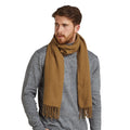 Biscuit - Back - Beechfield Classic Woven Scarf