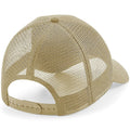 Desert Sand - Back - Beechfield Patch Snapback Trucker Cap