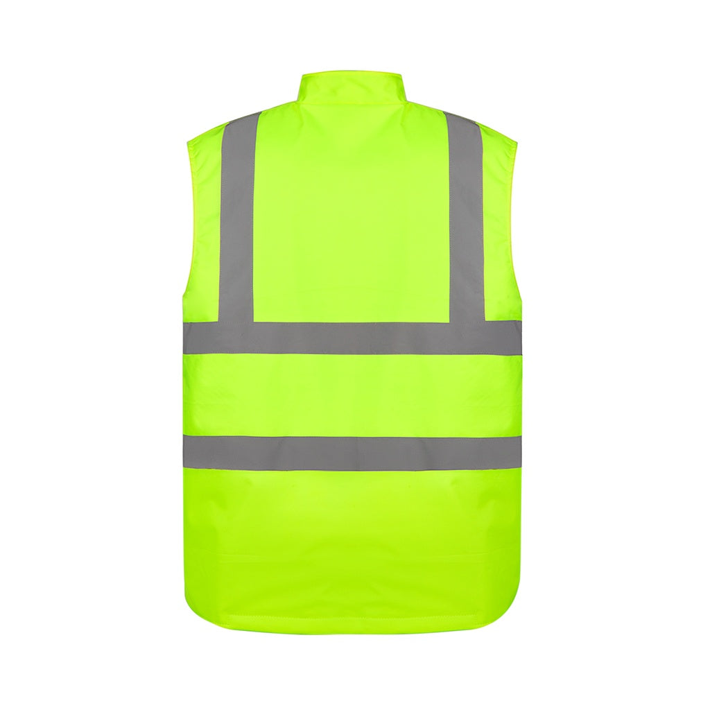 Yellow-Navy - Back - Yoko Adults Unisex Two Tone Bodywarmer