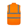 Orange-Navy - Back - Yoko Adults Unisex Two Tone Bodywarmer