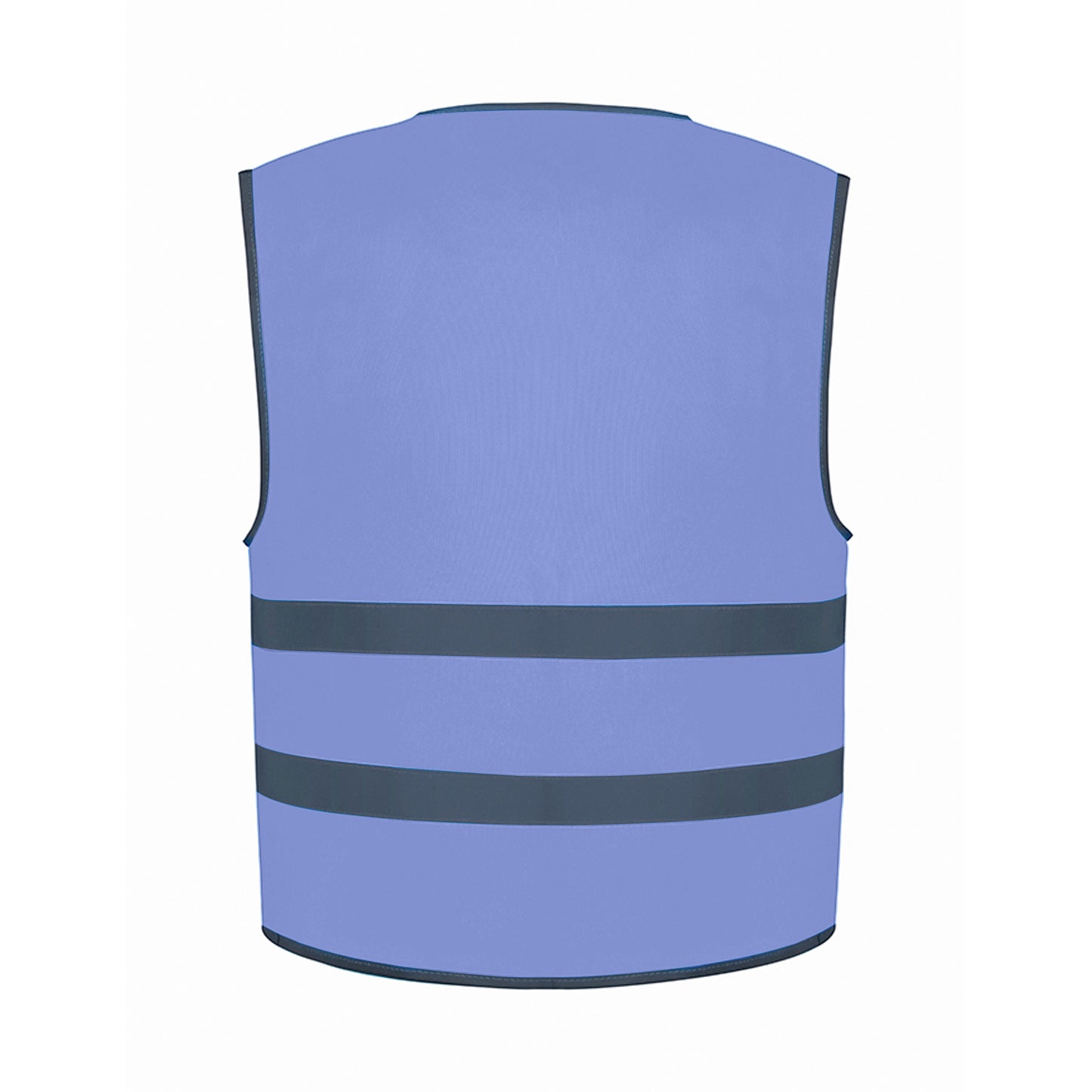 Sky Blue - Back - Yoko Childrens-Kids Hi-Vis Two Band Waistcoat