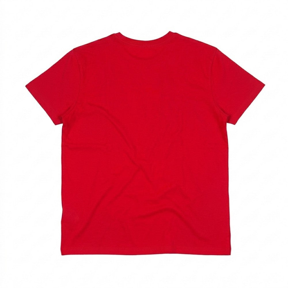 Red - Back - Mantis Mens Organic T-Shirt