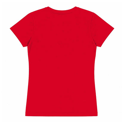 Red - Back - Mantis Womens-Ladies Organic T-Shirt
