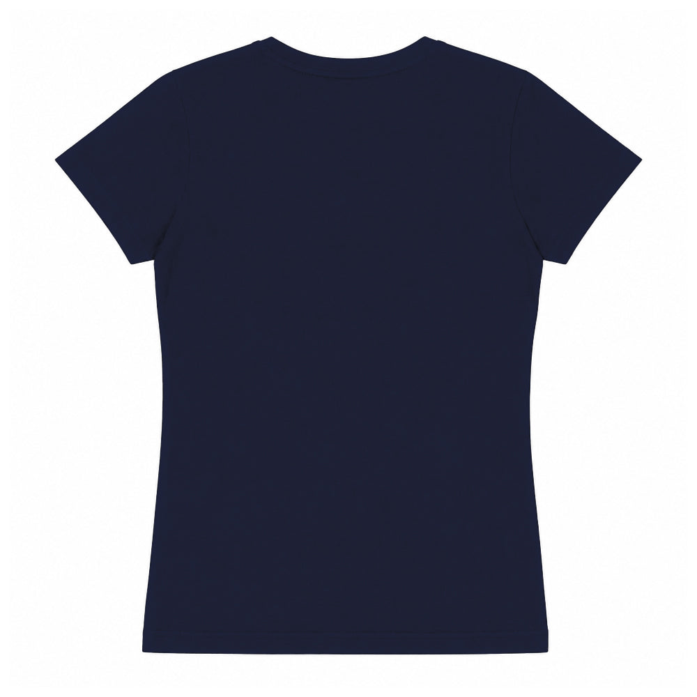 Navy - Back - Mantis Womens-Ladies Organic T-Shirt