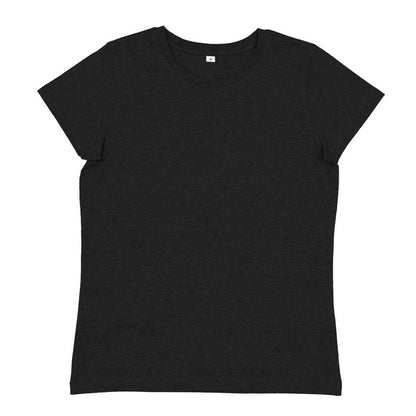 Charcoal Grey Marl - Front - Mantis Womens-Ladies Organic T-Shirt
