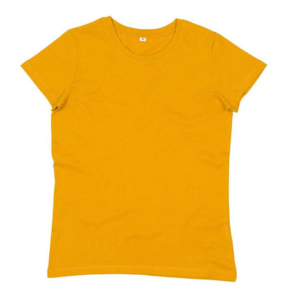 Mustard - Front - Mantis Womens-Ladies Organic T-Shirt