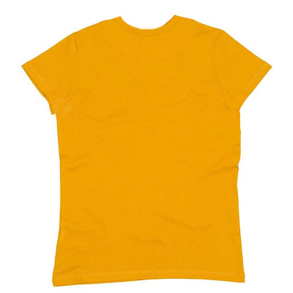 Mustard - Back - Mantis Womens-Ladies Organic T-Shirt